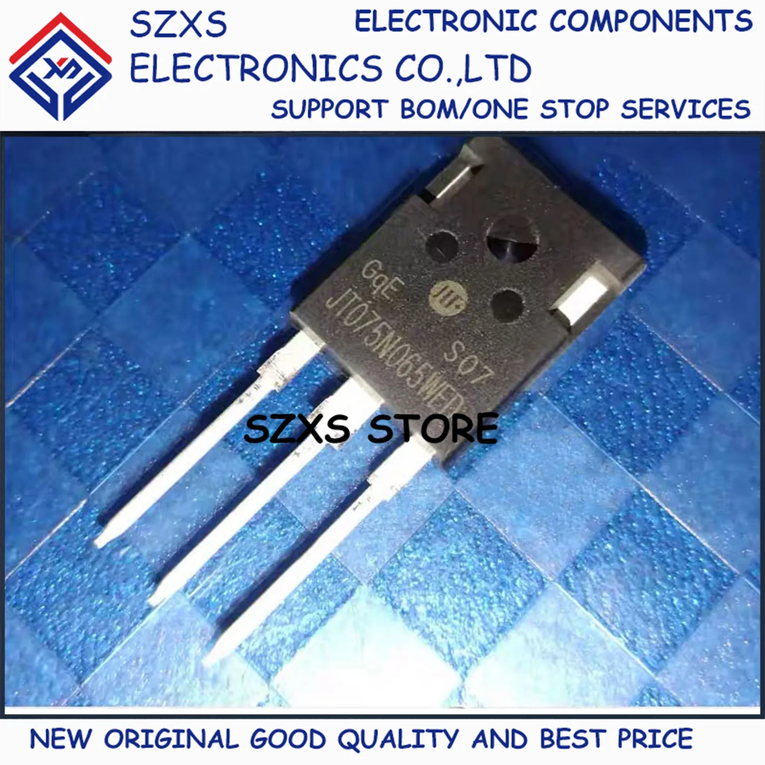 

New Original 10Pcs JT075N065WED TO-247 650V 75A IGBT Field-Effect Transistor In Stock Electronic Components Good Quality