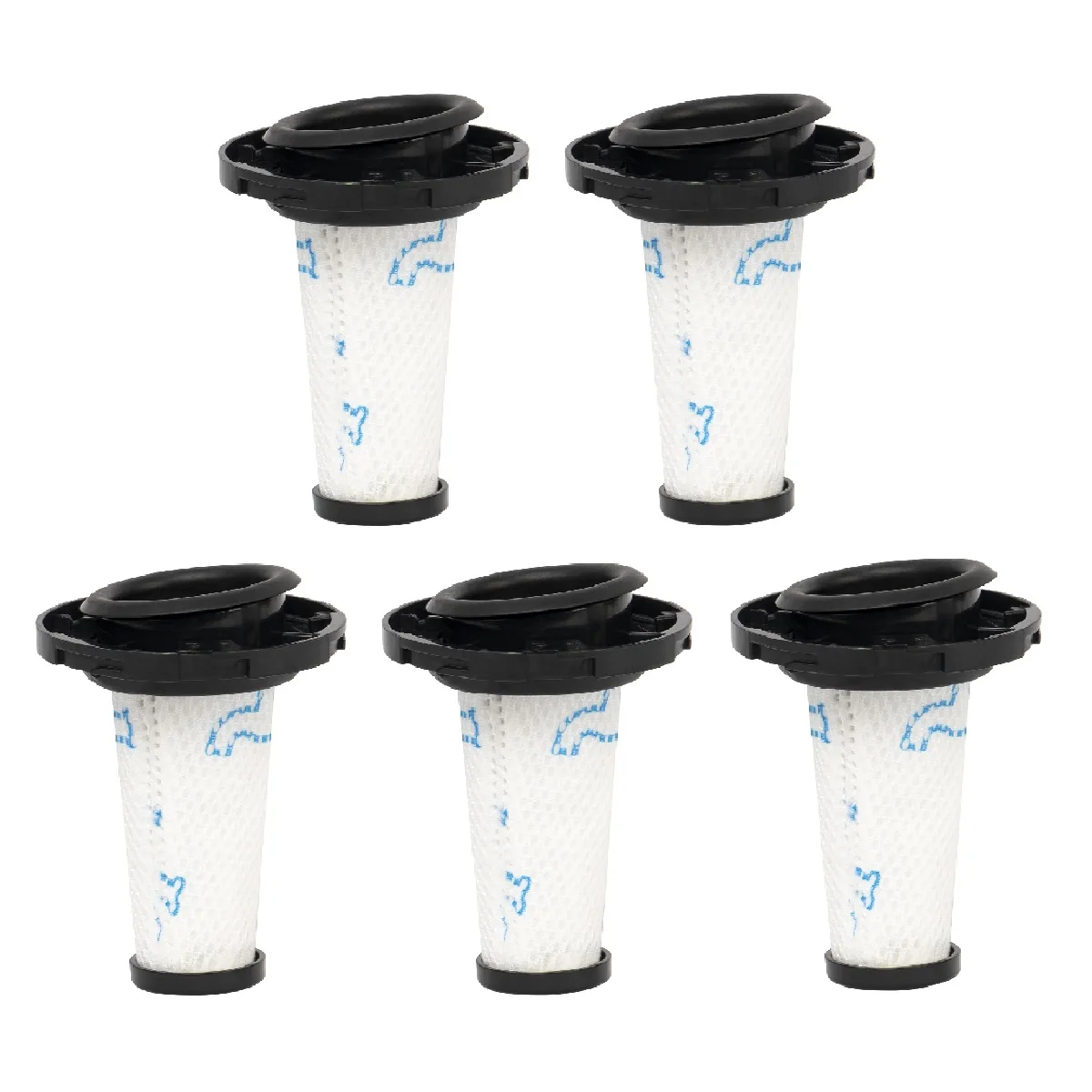 RH2038WO HEPA Filter For Rowenta X-Force Flex 9.60 RH2037WO / X-Pert 7.60 RH6A33WO / X-Nano Stick Vacuum Cleaner, ZR009010