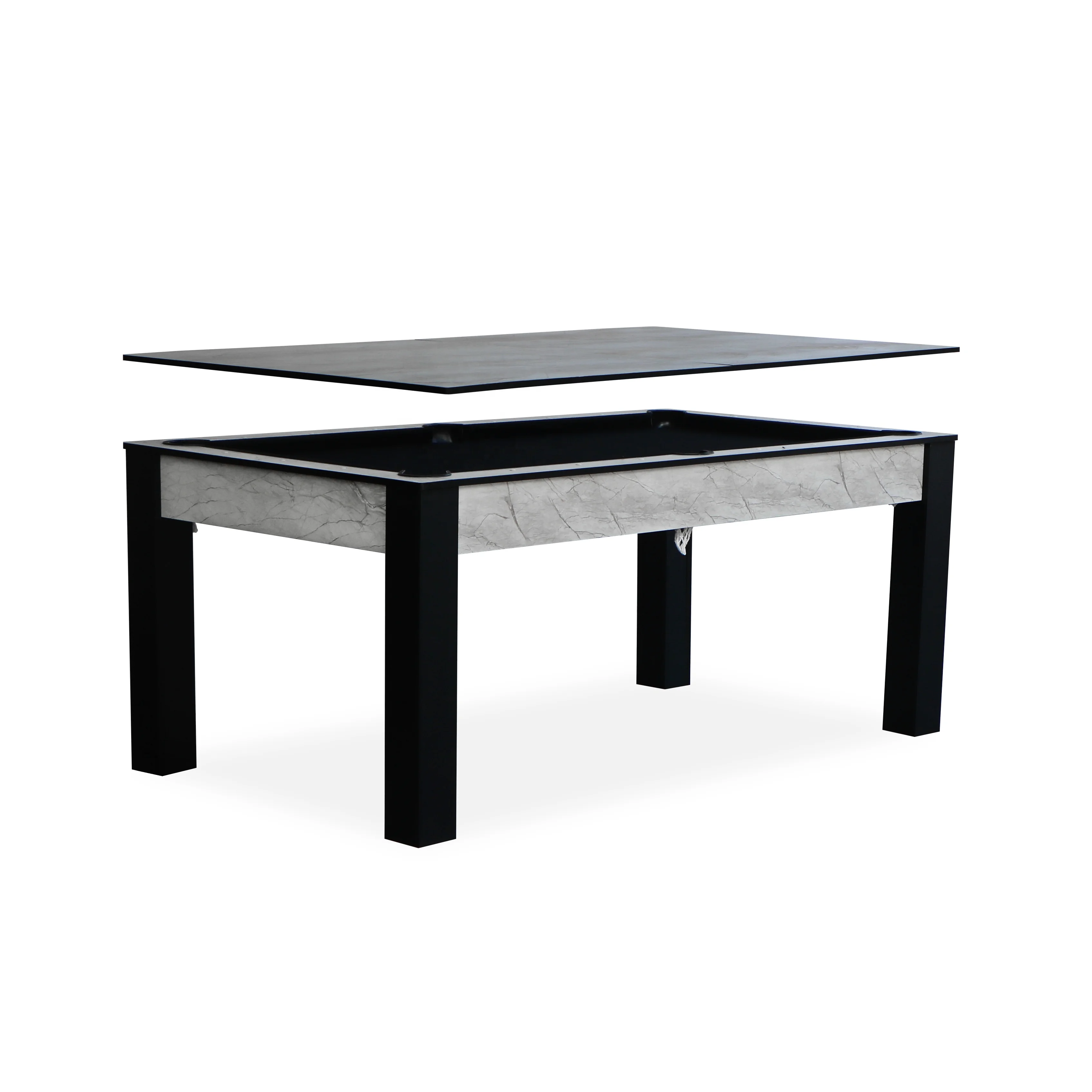 2022 New Design Indoor Furniture Style Multi Functions 2 In 1 Pool Dinning Top Billiard Table