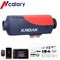 Hcalory 2KW Smart Car Parking Heater with Remote Control and LCD Screen 10L Tank Portable Diesel Air Heater for SUV RV Van Boat