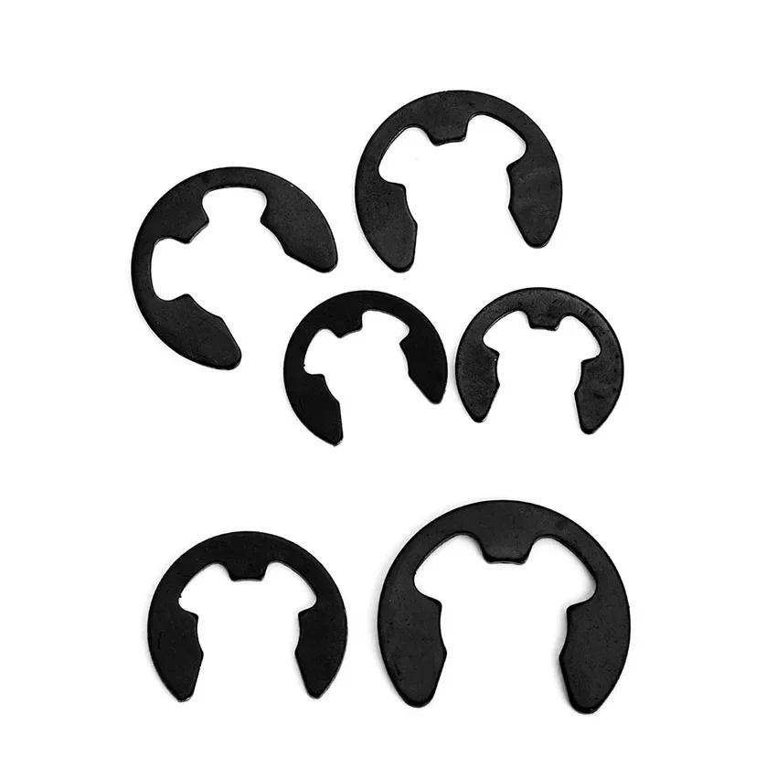 

10/20/50pcs E Clips Retaining Clips C Clip ￠1.5￠2￠2.5￠3￠9￠10￠12￠15￠17 Black Retaining Clips