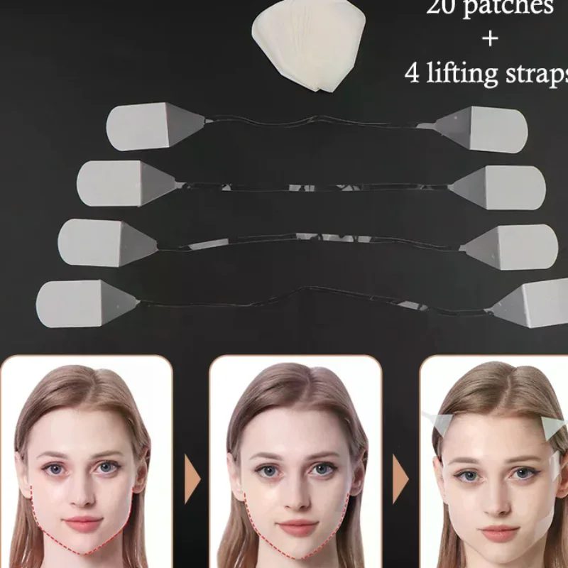 

Invisible Facial Slimming Tape Wrinkle Removal Sticker Face Stickers Neck Eye Lifter Sticker Anti Aging Patch Face Lift Tape