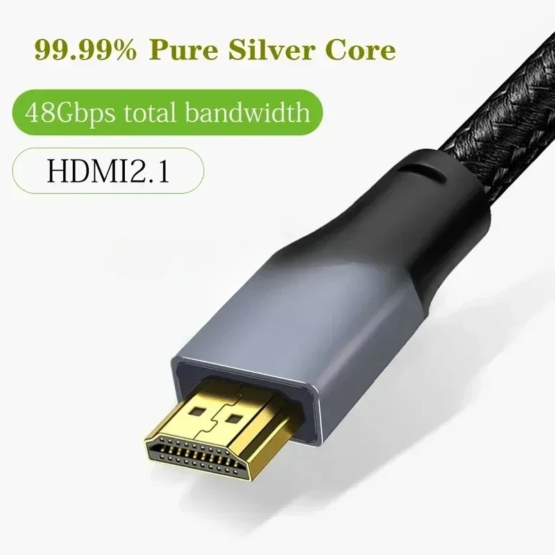 -300 Pro 99.99% Real 4N Sterling Sliver-MI2.0-MI2.1 4K Send Testing Purity Example @60Hz 4K@120Hz 8K@60Hz