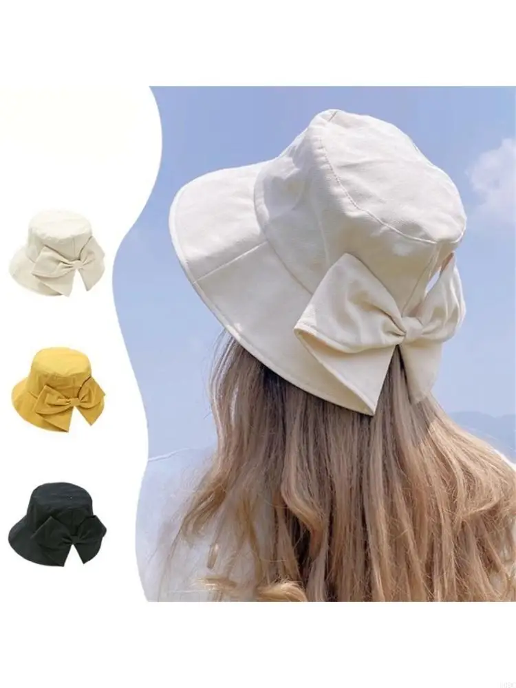 Elegant Sun Floppy Hat with Rear Opening for Ponytails and Holiday Walk Wear Y166