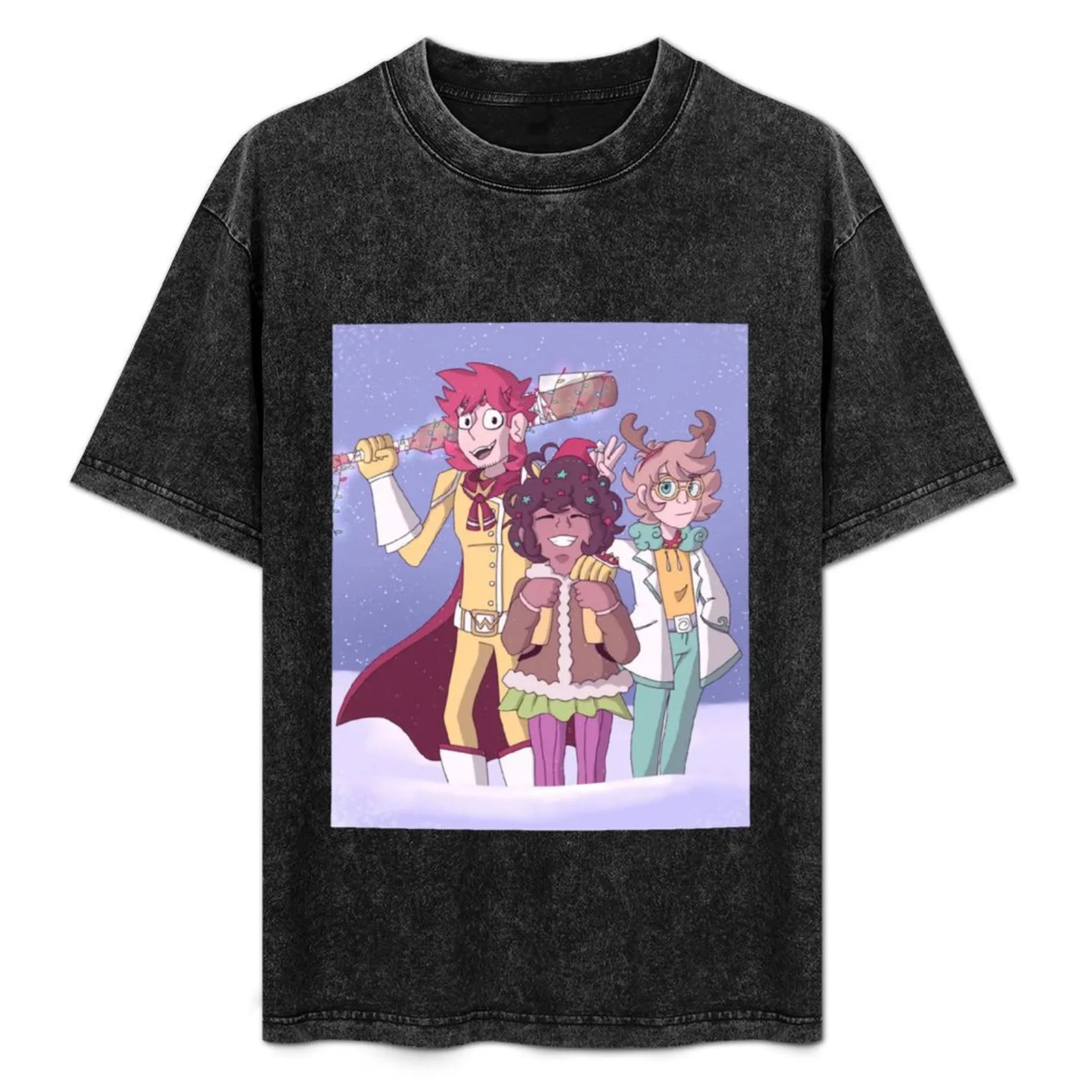Epithet Erased Christmas T-Shirt Novelty Print Casual Tee Shirt