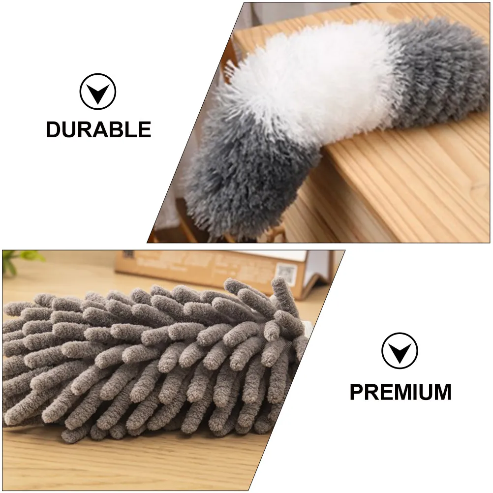 Microfiber Dust Removal Duster – Adjustable Telescopic Handheld Cleaner for Home, Car & Computer