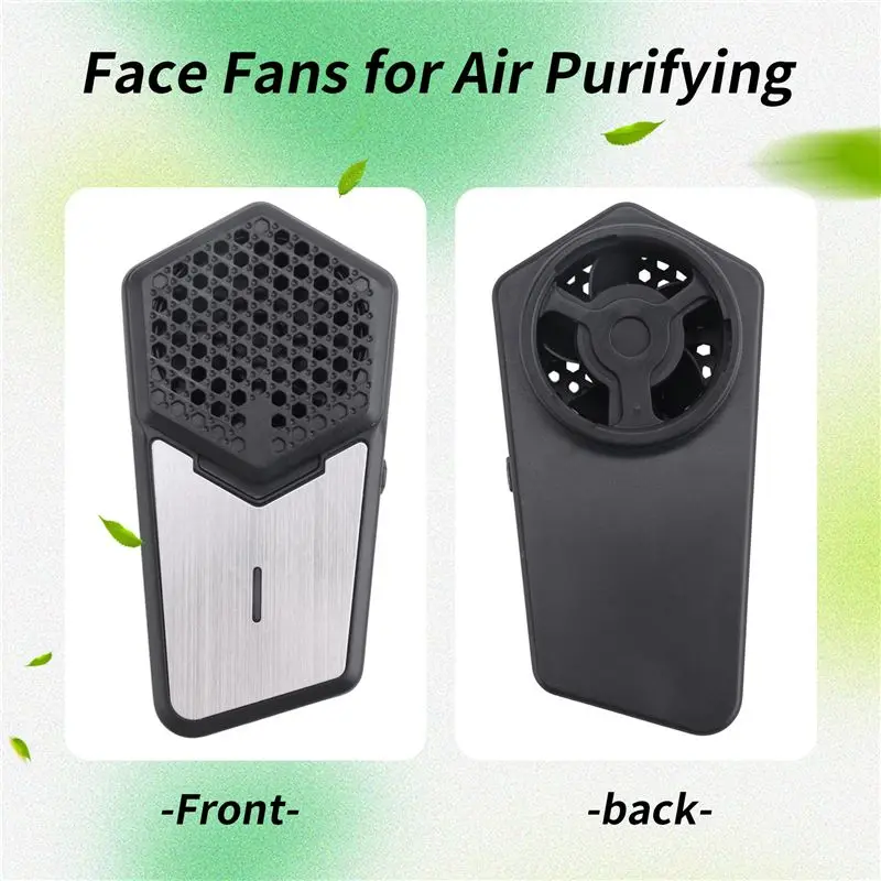 Personal Smart Electric Air Face Mask Fan For Air Supply, 650Mah Used For Cycling,Running, Weeding, Outdoor Sports