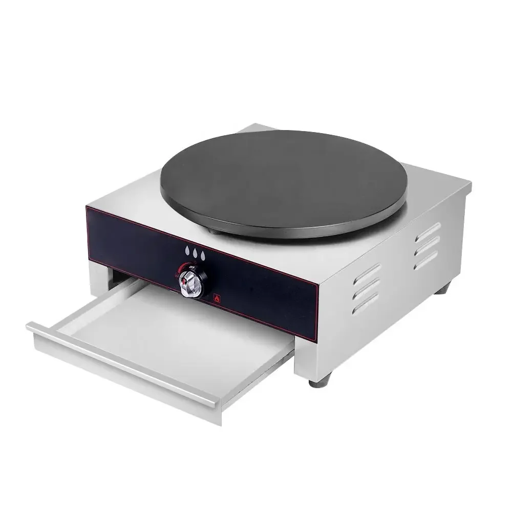 Professional Crepe Maker Gas LPG Rotating Maker Commercial LPG Gas Crepe and Pancake Maker
