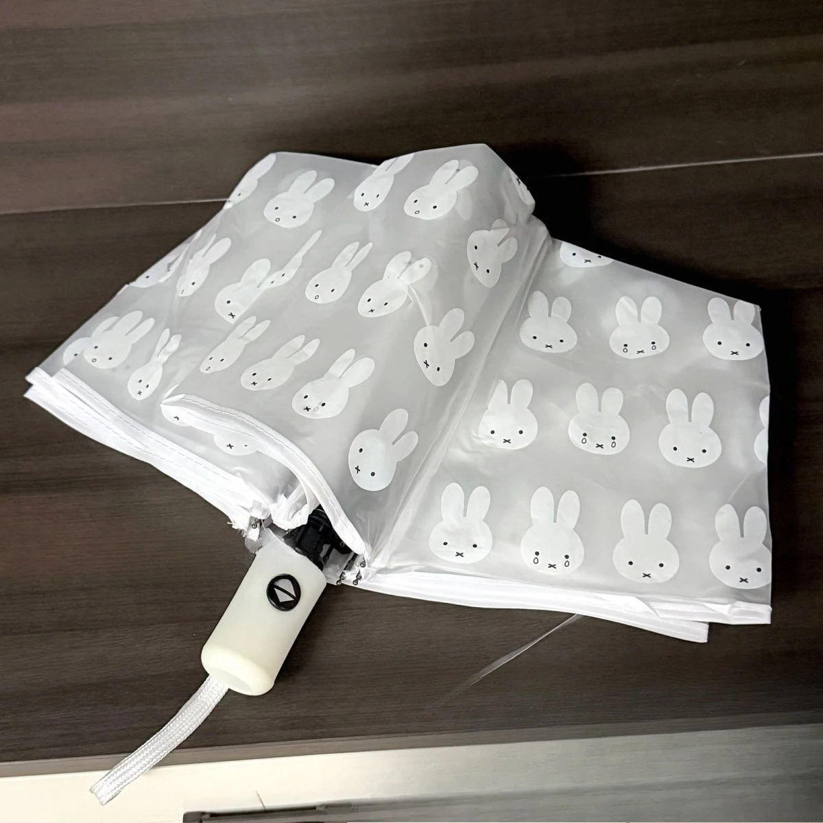 

Sunny Rain Dull Polish Pure and Fresh Transparent Miffy Umbrella Lovable Fully Automatic Student Children Portable Cartoon Fold