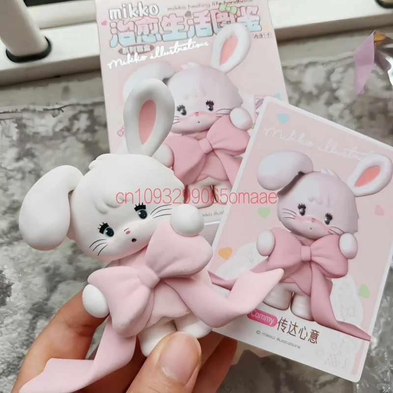 Mikko Blind Box Genuine Healing Life Series Trendy Toys Collectible Rabbit Figure Desktop Ornament Home Decor Girl Birthday Gift