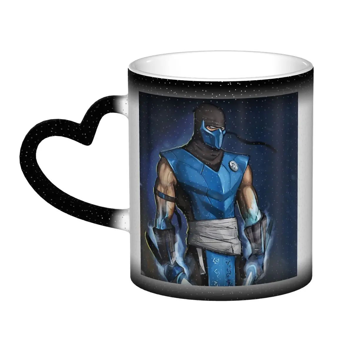 Mortal Kombat Sub-Zero Mug Funny Ceramic Coffee Cups Tea Mugs Milk Cup Drinkware Gift for Woman Man