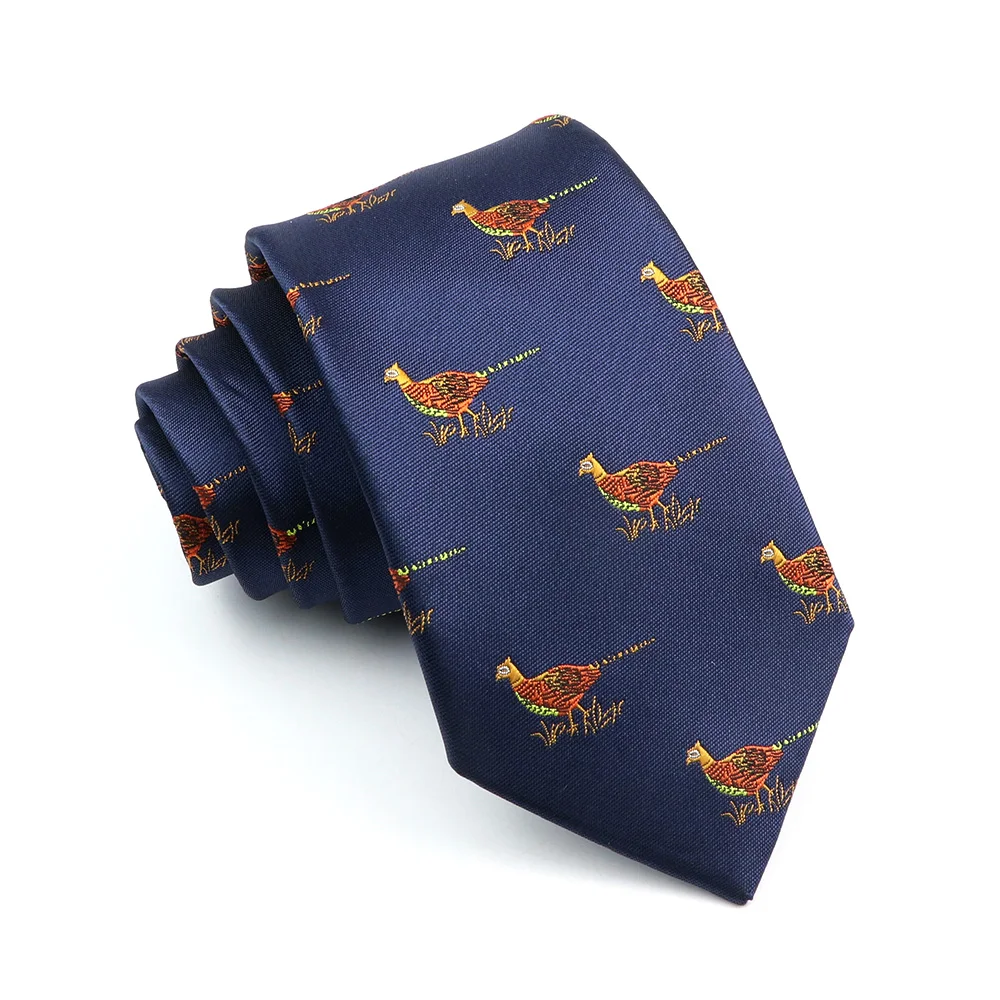 New Design Wedding Men Tie Animal Floral Red Blue Black Purple Neckties Men Business Dropshipping Groom Collar Accessories Gift