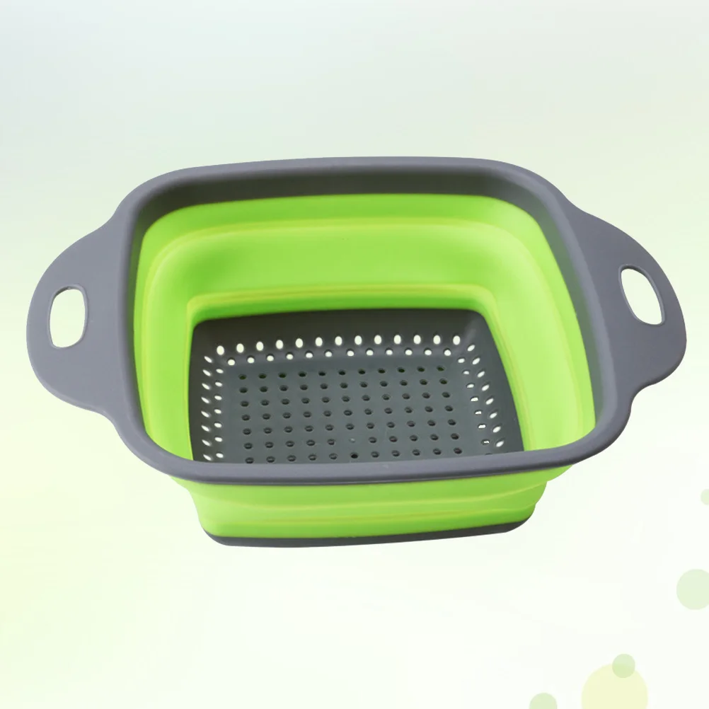 

Folding Fruit Vegetable Washing Basket Colander Kitchen Strainer Drainage Drying Storage Plastic Filter Net Tool