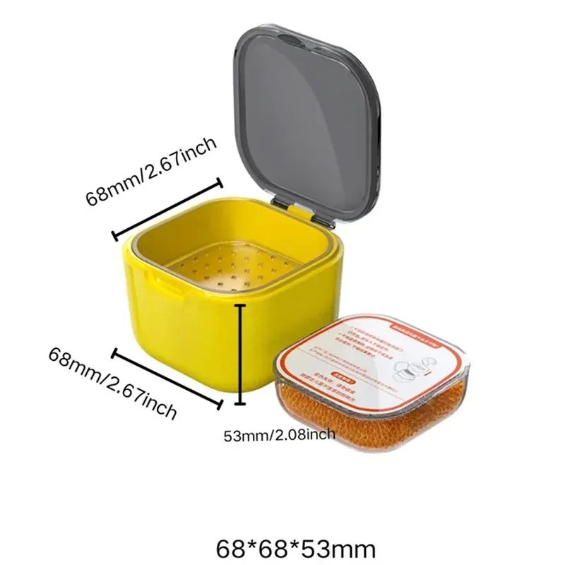 Silicone Drying Box For Hearing Aids Dehumidifier Case Removes Sweat Moisture Accessory