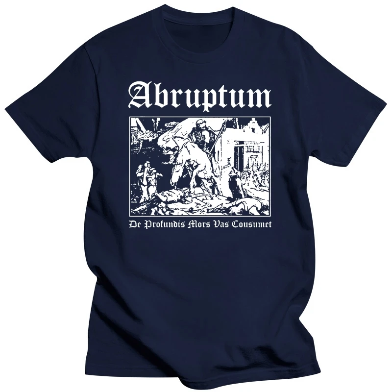 Abruptum De Profundis Mors Vas Cousumet Black T Shirt Cotton All Sizes S-3Xl Street Tee Shirt