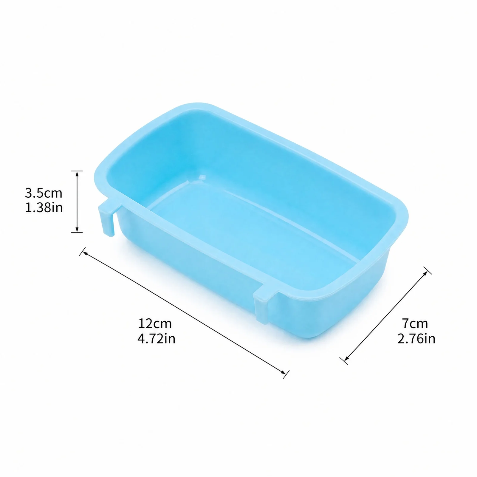 Removable Hamster Bowl Plastic Hanging Pet Cage Bowl Food Water Feeder Cup for Small Animals for Cat Puppy Guinea view 4