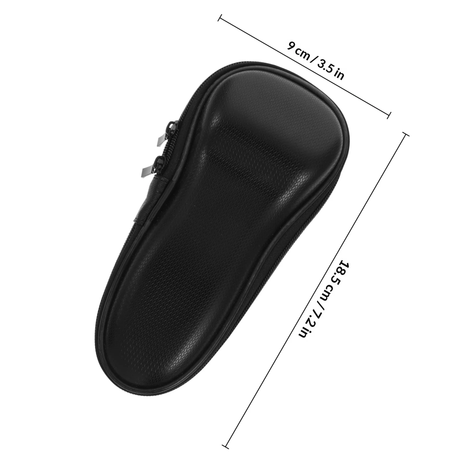 1Pcs Razor Storage Bag Black Stylish Shaver Protector Case Portable Lightweight Shockproof Electric Shaver Pouch for Travel Use