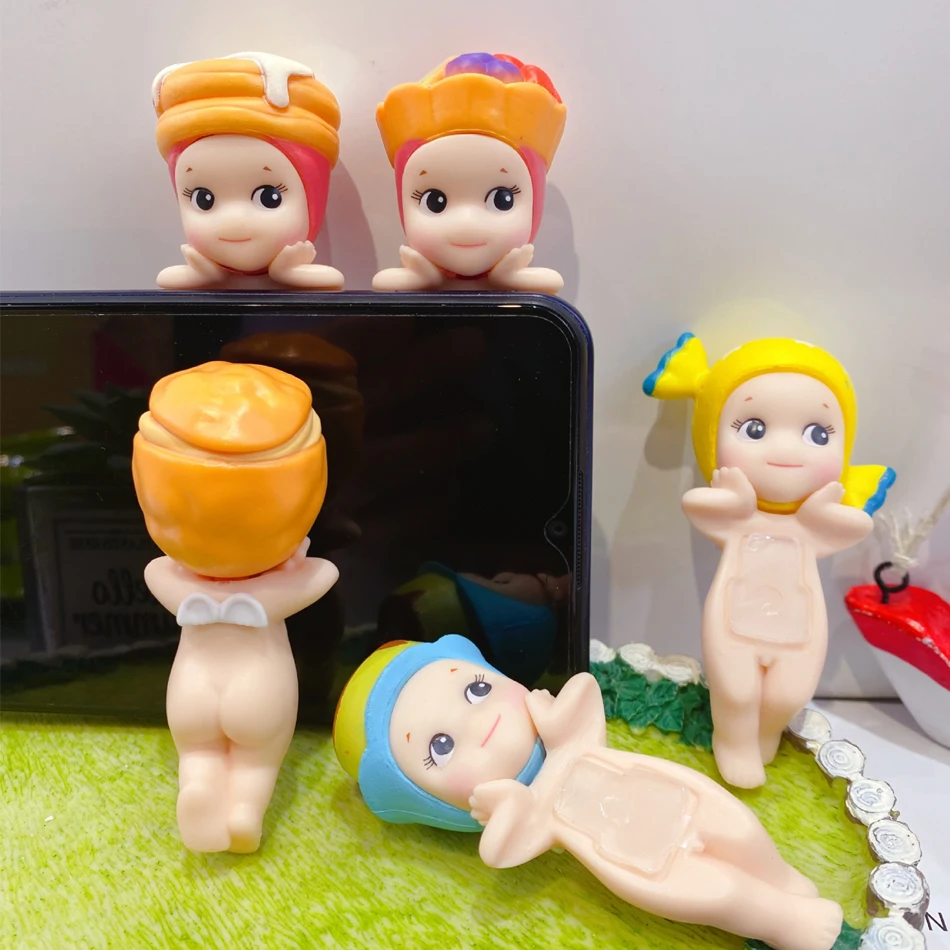 1-12 pièces nouvelle série de bonbons ange S avec boîte figurine d'anime poupée Hippie mignonne voiture à la mode ornements de téléphone portable jouet pour enfants cadeau d'anniversaire