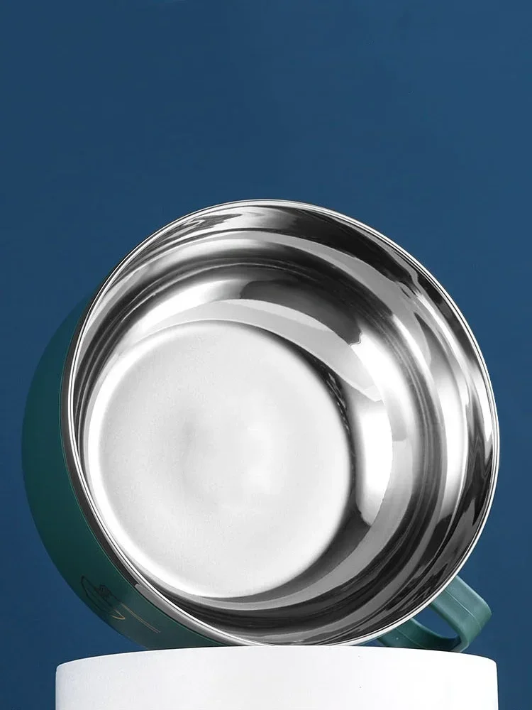 Ramen-Schüssel, Nudelschüssel aus Edelstahl 304, mit Deckel, hitzebeständig, Instant-Nudelschüsseln, Herd, Geschirr, Küchenzubehör – Detail 4