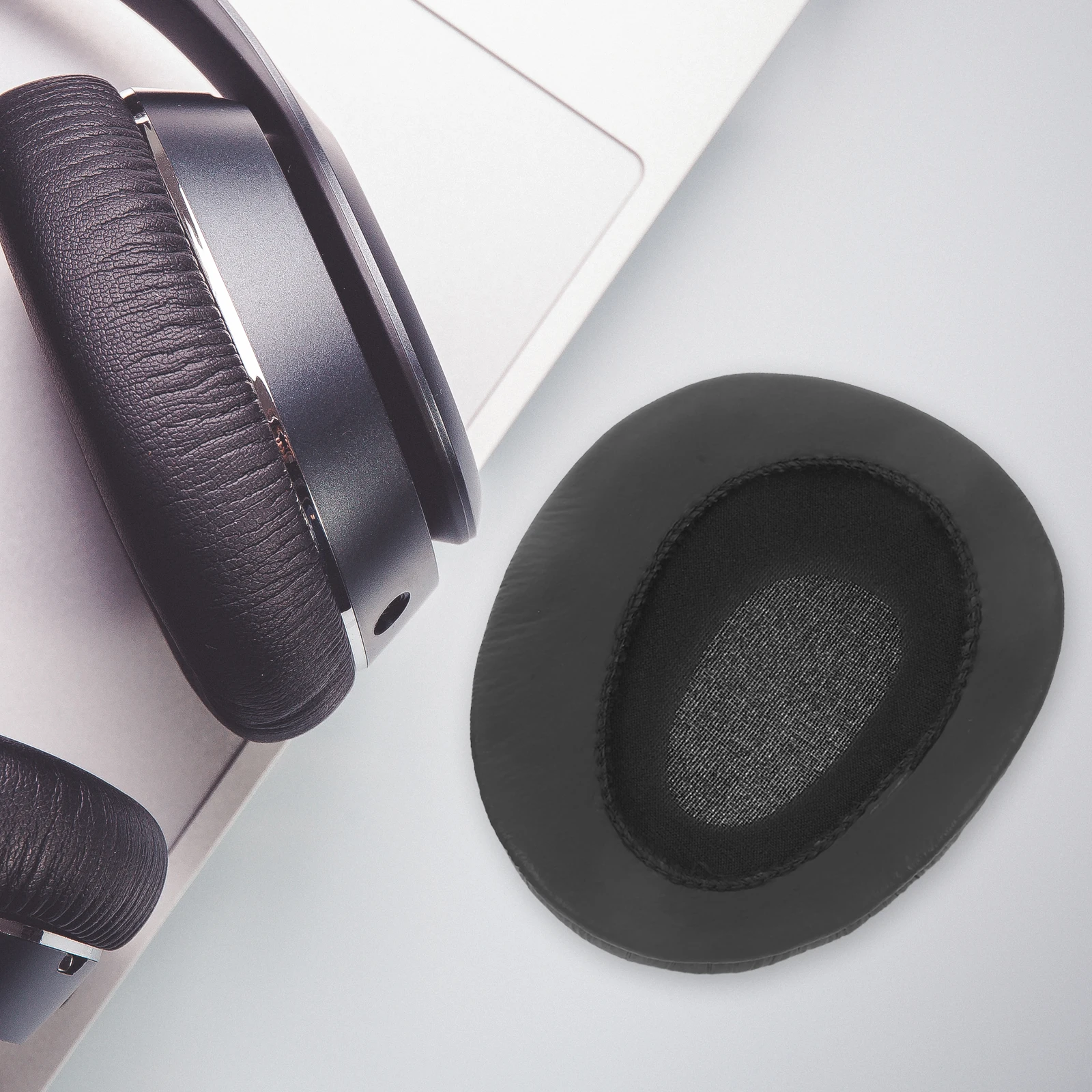 

Earphone Case Ear Pads Cushions for Headphones Black Durable PU Foam Compatible MDR-Z600 V600 V900 7509HD Bass Performance