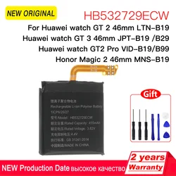 Genuine HB532729ECW 455mAh For Huawei Watch GT2 46MM Watch GT3 46MM JPT-B19 JPT-B29 Honor Magic 2 46mm VID-B19/B99 Batteries