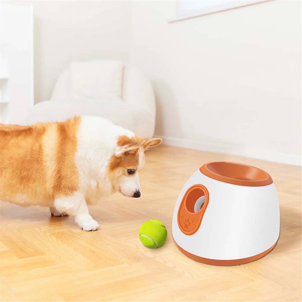 X61A_Automatische baldispenser Mentaal stimulerende hondenspeelgoedwerpermachine