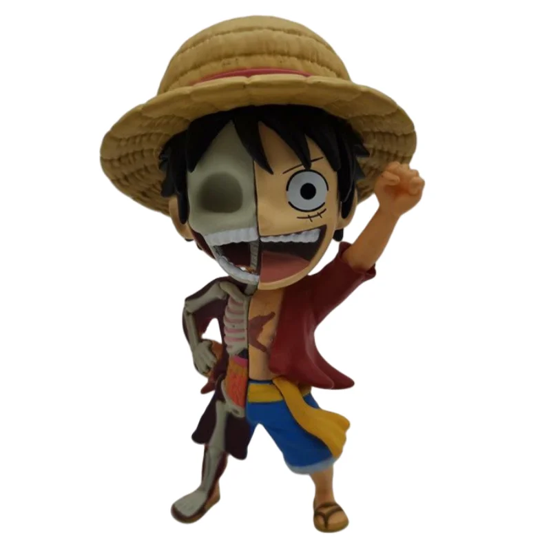 Jednoczęściowa półautomatyczna figurka Luffy Kreatywna osobowość Model Ozdoba na biurko Animacja Kreskówka Kolekcja zabawek dla dzieci