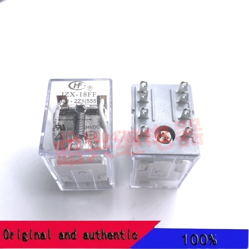 

Реле HF JZX-18FF 024-2Z1 24VDC, 5 шт.