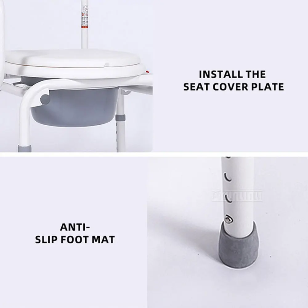 Factory Direct Supply Of Lightweight Adjustable Height Anti Slip Elderly Shower Chairs Pregnant Women'S Toilet Seats