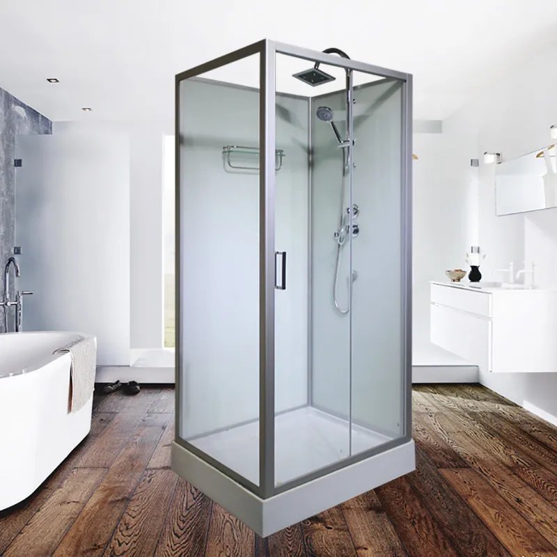Whole Bathroom, Household Rectangular Bath Room, Surfing Jacuzzi, Tempered Glass