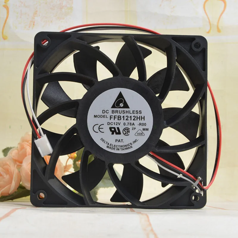

H для Delta 12 см 12 В 0,78 А FFB1212HH--R00 12025 Вентилятор обнаружения сигнала
