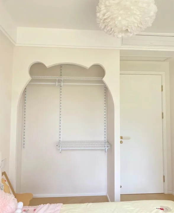 Prima Open Style Wardrobe, Modern Minimalist Sliding Door Bedroom Closet