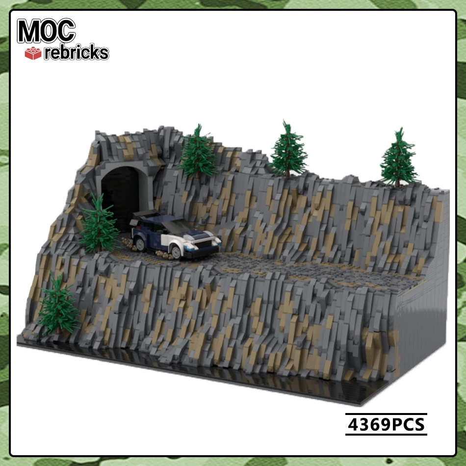 

Military Street View Series Mountainside Race MOC Building Block Collection Experts DIY Model High Difficulty Brick for Toys