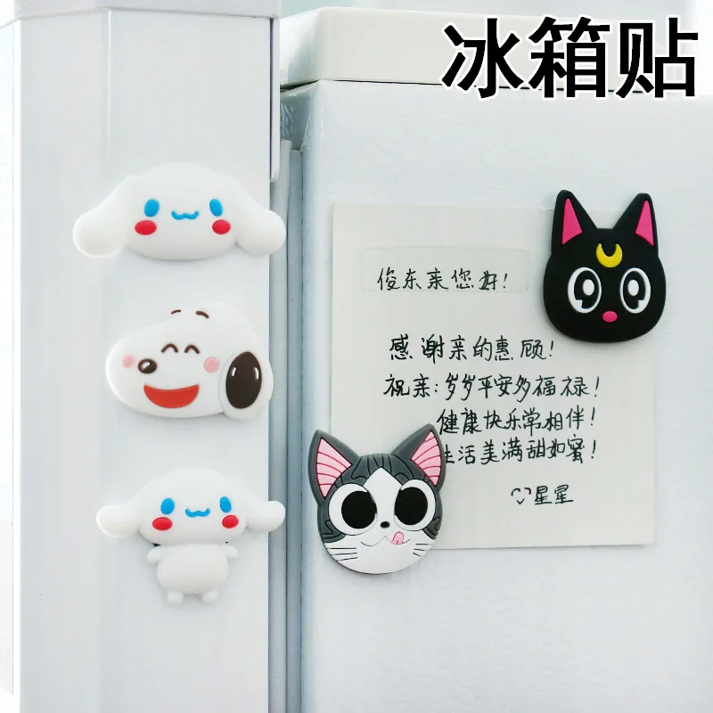 Cute Cartoon Drawing Board Silicone Magnet Mini Refrigerator Home Decoration Sticker Magnets Fridge Souvenir Whiteboard Magnets