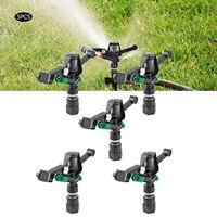 5Pcs 3/4in DN20 Female Thread Rotating Sprinkler Rocker Nozzle for Garden Lawn Agricultural Irrigation Sprinkler Garden Supplies