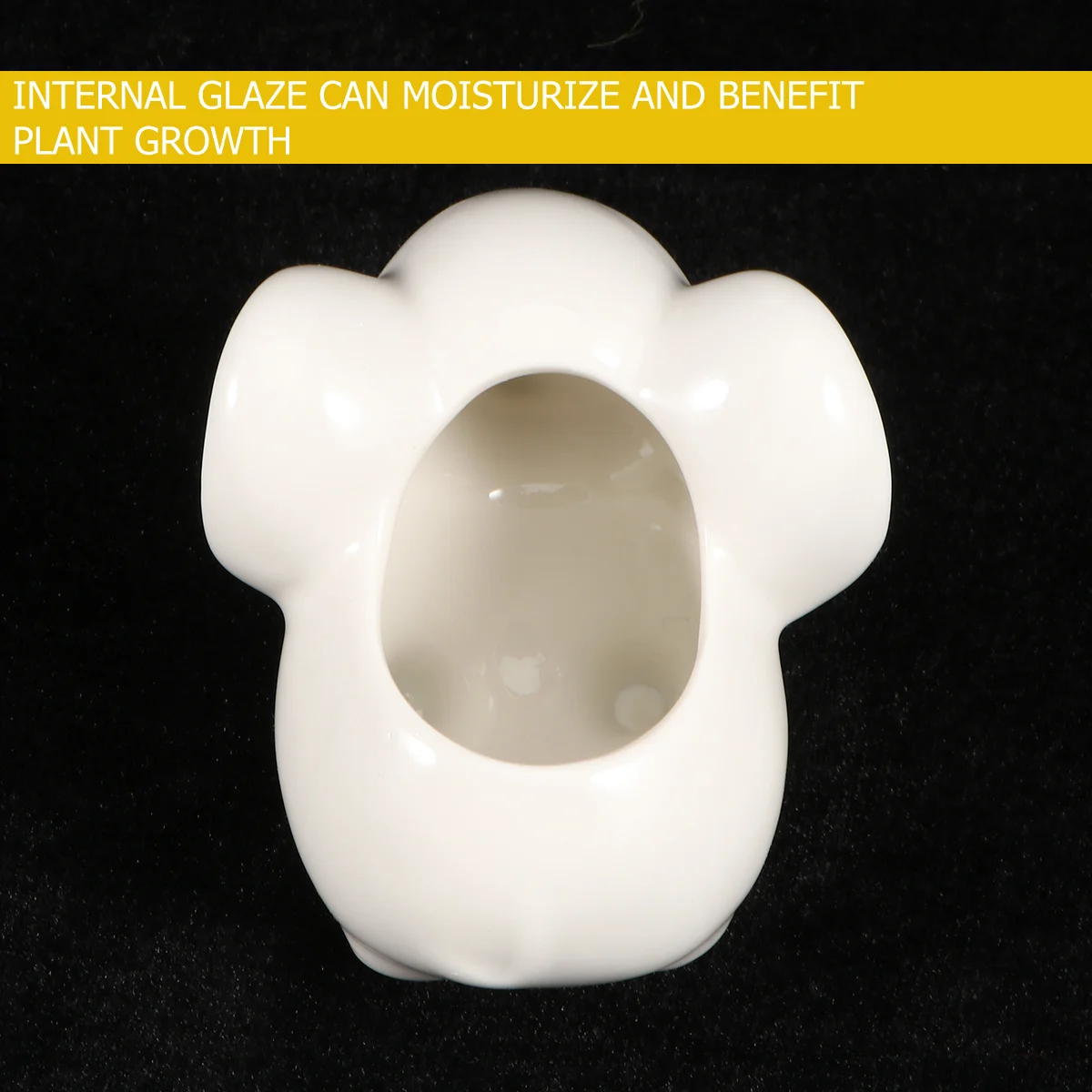 

1Pcs Elephant Ceramic Flower Pot Small Succulent Container Cute Elephant Shaped Planter for Desk Decor Indoor Plants