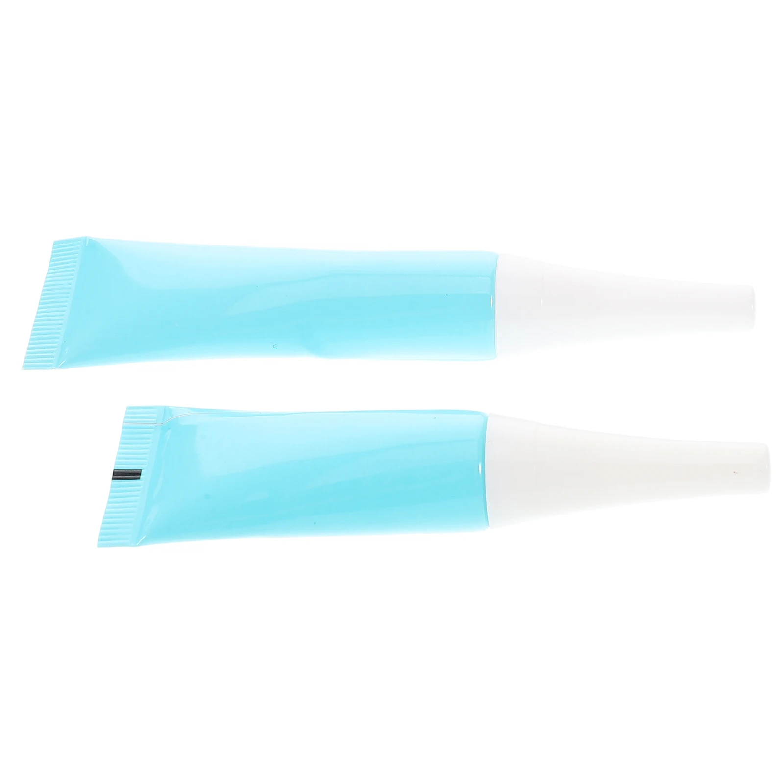 

2pcs Nail Glue Blue Set for Fake Nails Easy Artificial Press On Tips Women Manicure Plastic Accessories Rhinestones Crystal