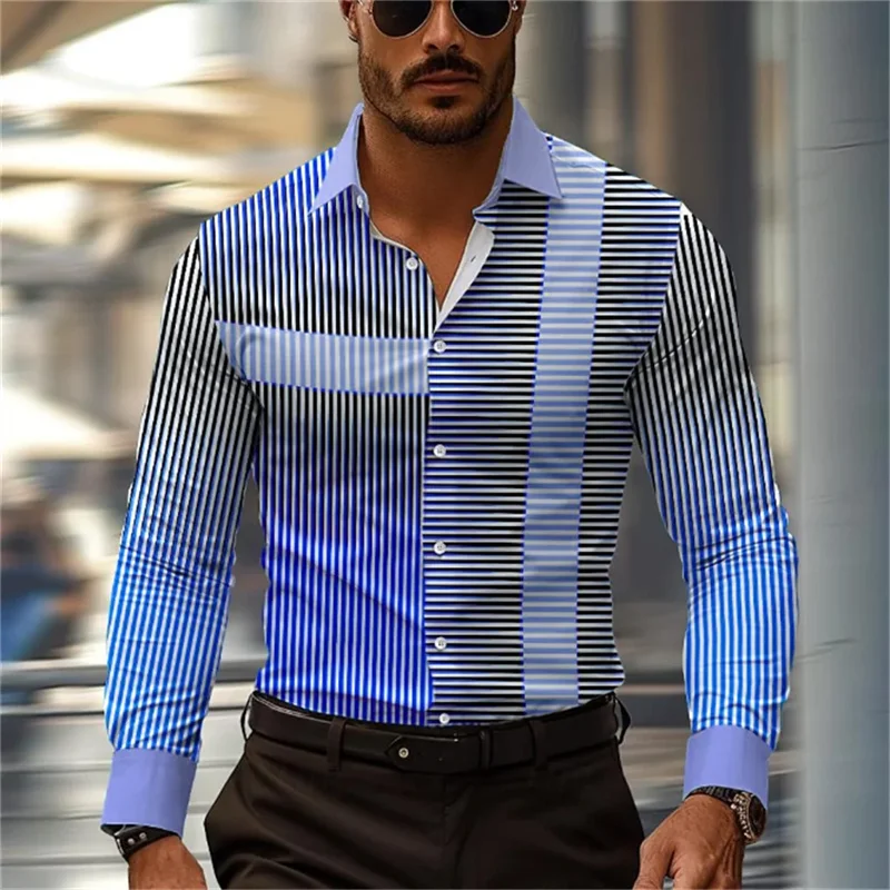

10 Colors Shirts Business Casua lMen's Long Sleeves Shirts Fashionable And Comfortable Summer Men's Shirts Lapel Oversized