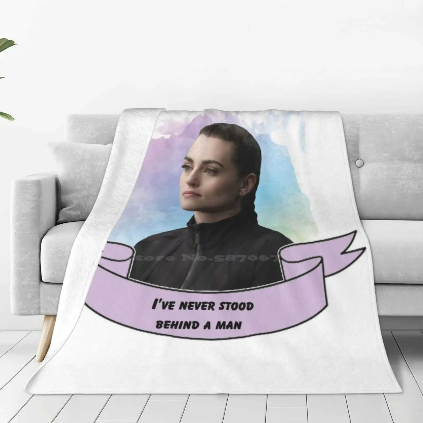 

Lena Luthor Watercolour Super Warm Soft Blankets Throw On Sofa/Bed/Travel Lena Luthor Watercolour Never Stood Behind A Man