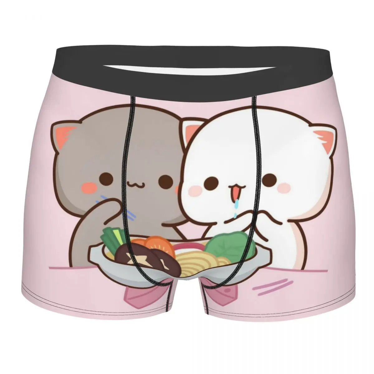 

Male Fashion Bubu Dudu Panda And Brownie Bear Couple Underwear Boxer Briefs Men Soft Shorts Underpants