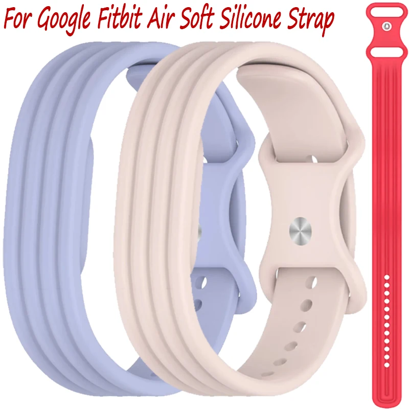 Offizielles weiches Silikonarmband für Google Fitbit Air Sports, bequemes Armband für Fitbit Air Fitness Tracker, Armband