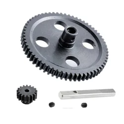 Wltoys 1:12 12428 12423 12429 FY-03 veicolo fuoristrada telecomando car metal center riduttore 62T + 17T motor gear accessori