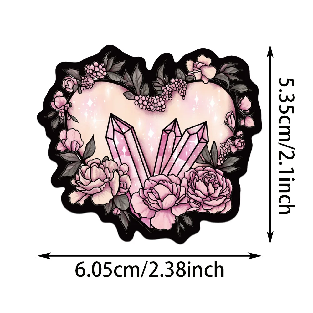 10/30/50PCS Mode Ästhetische Rosa und Schwarz Gothic Wasserdichte Graffiti Aufkleber für Wasser Tasse Computer Notebook schreibwaren