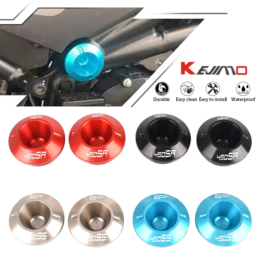 

For CFMOTO 450SR 450 SR 2022 2023 2024 450SS 450 SS Frame Hole Cap Plug Frame Insert Swingarm bolt Cover Motorcycle Accessories