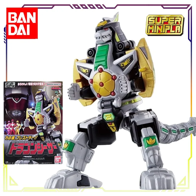 バンダイオリジナルスーパーミニプラパワーレンジャーシリーズリストドラゴンキングビッグビースト神アニメアクションフィギュアモデルおもちゃギフト男の子用