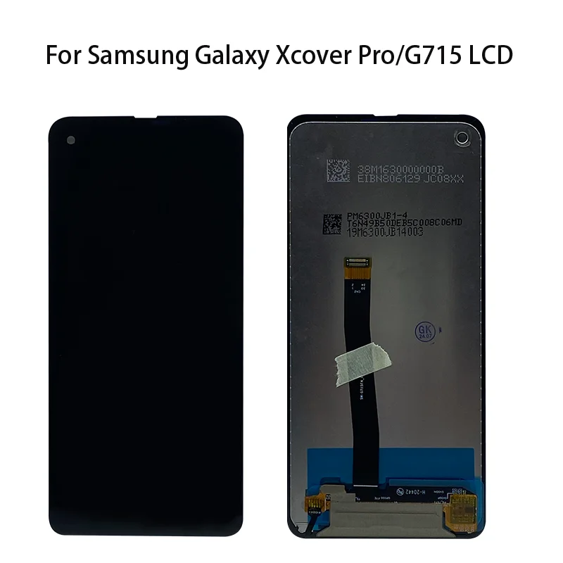 For Samsung Galaxy X Cover Pro G715FN LCD Display Touch Screen Digitizer Assembly Xcover Pro G715F G715U