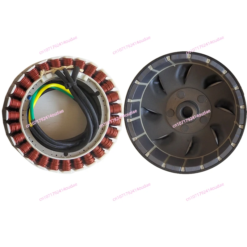 Range extender generator stator, rotor, pure copper 3KW4KW5KW, 48V60V72V, gasoline engine modified generator