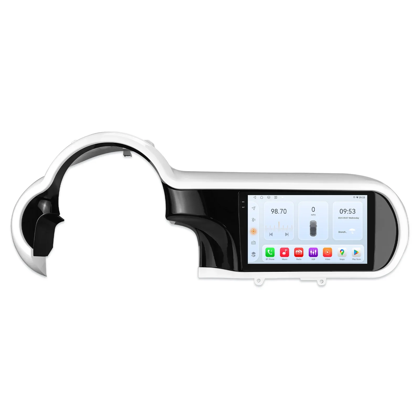 9 zoll AI Carplay Android 14 Autoradio Für Renault Twingo 3 III 2014-2024 Auto multimedia-player GPS Stereo 360 Cam BT 2DIN Bildschirm