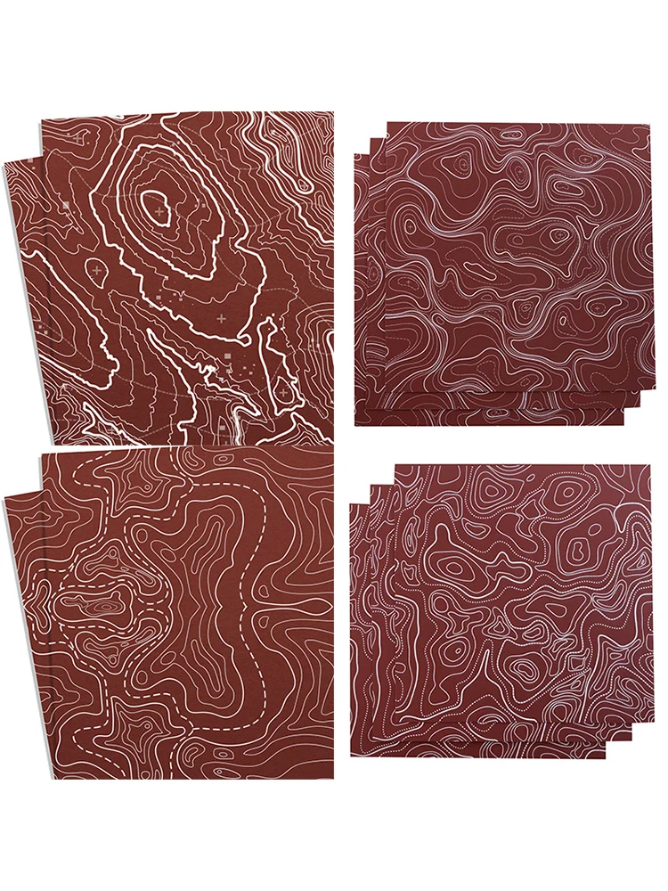 8 Types Topographic  Camouflage Knife Sheath Scabbard Holsters DIY Making Material KYDEX Thermoplastic Sheet Thermoform Board