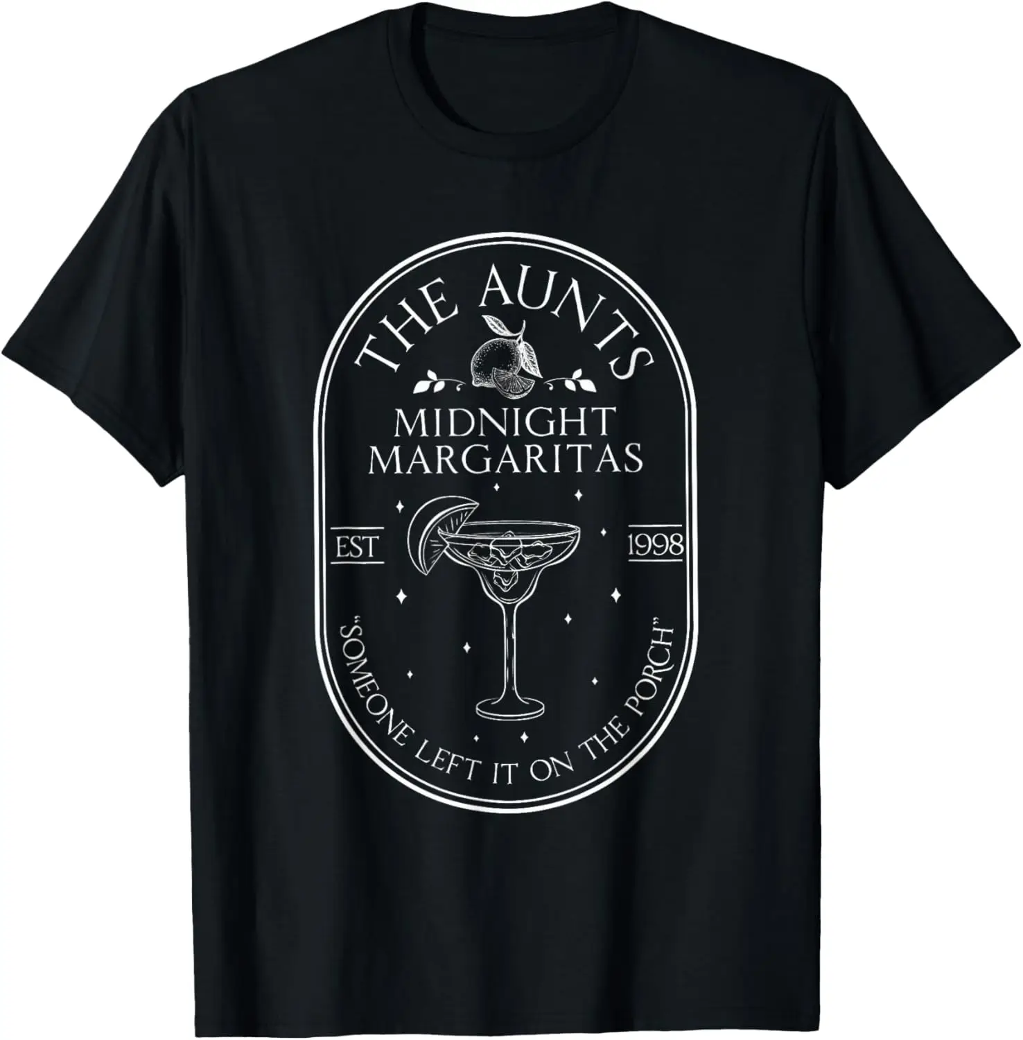 Funny Classic The Aunts Midnight Margaritas Halloween Party T-Shirt